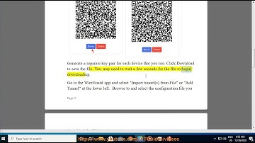 Set up WideVPN on Windows 10 via WireGuard