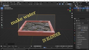 make swimming pool in blender