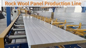 Rock wool sandwich panel production line#sandwichpanel