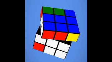 Displaced motif on a 3x3 Rubik