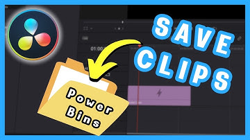 How to Save REUSABLE Clips with POWER BINS | Davinci Resolve 18
