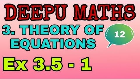 12TH MATHS EX 3.5 - 1