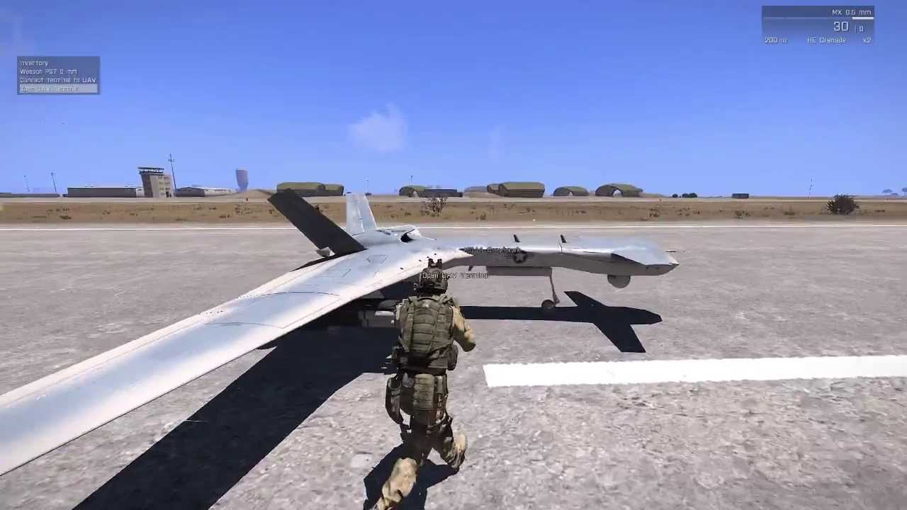 Arma 3 - How to get and use UAVs - YouTube