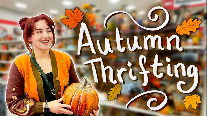 🍁 Thrift With Me for AUTUMN! + Fall Thrift Haul: Cozy Movies, Decor & Sweaters 🍂