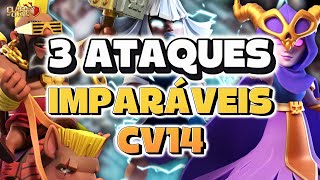 3 ATAQUES IMPARÁVEIS para CV14 – Domine a Liga de Clãns!