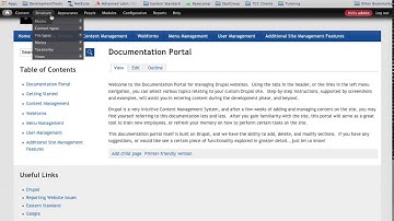 Drupal Menu Management: Setting Menu Item Display Order (Weights/Drag & Drop)