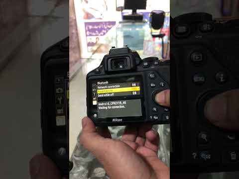 How to Turn On BlueTooth Function in Nikon D3500