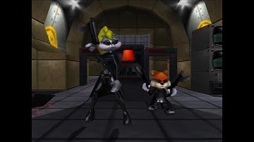 Matrix lobby scene parody | Conkers Bad Fur Day cutscenes | N64 game