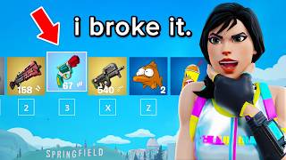 I Broke The Fortnite Simpsons Season