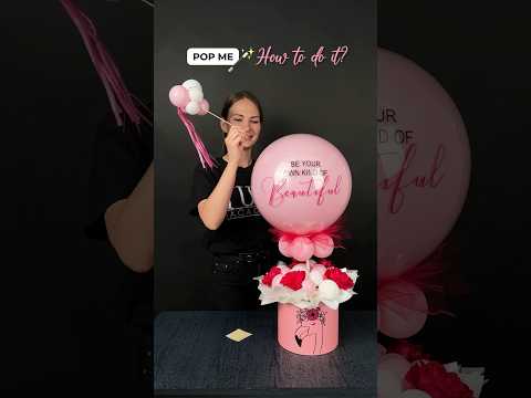 Pop me balloon 🩷 #balloonideas #balloondecoration #balloondiy #balloonart #balloons #diy