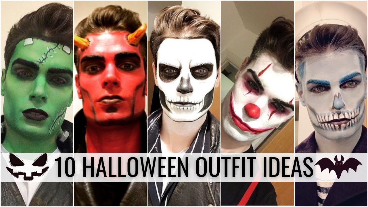 10 Halloween Outfits / Costume Ideas | Frankenstein, Devil, Skeleton ...