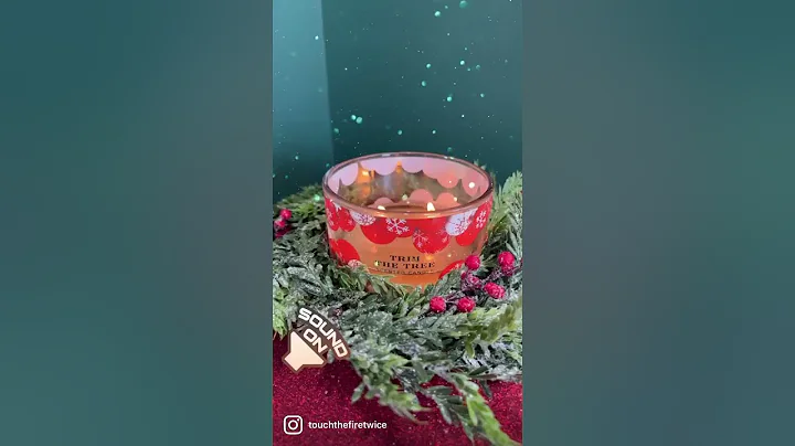 Homeworx Trim The Tree Candle - Burn of the Day 60-Second Review! #shorts