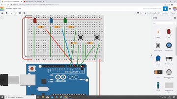 Tinkercad - Arduino "if-else" Karar Yapısı ile Buton - Led Uygulaması