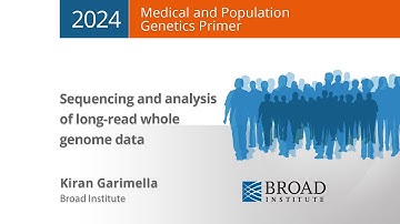 MPG Primer: Sequencing and analysis of long-read whole genome data (2024)