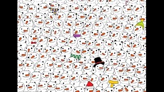 Amazing Find The Panda Puzzle - some people just can't find it