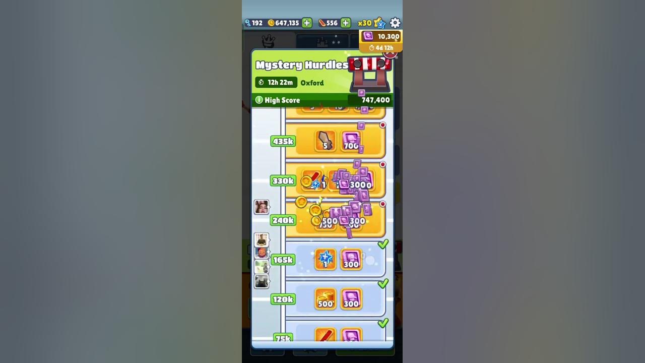 Claiming Mystery Hurdles Rewards #subwaysurfers