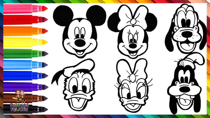 Dibuja y Colorea A Mickey Mouse Y Sus Amigos ⚫⚫❤️🐭🐶🦆 Dibujos Para Niños - YouTube dibuja-y-colorea-a-mickey-mouse-y-sus-amigos-dibujos-para-ni-os-youtube