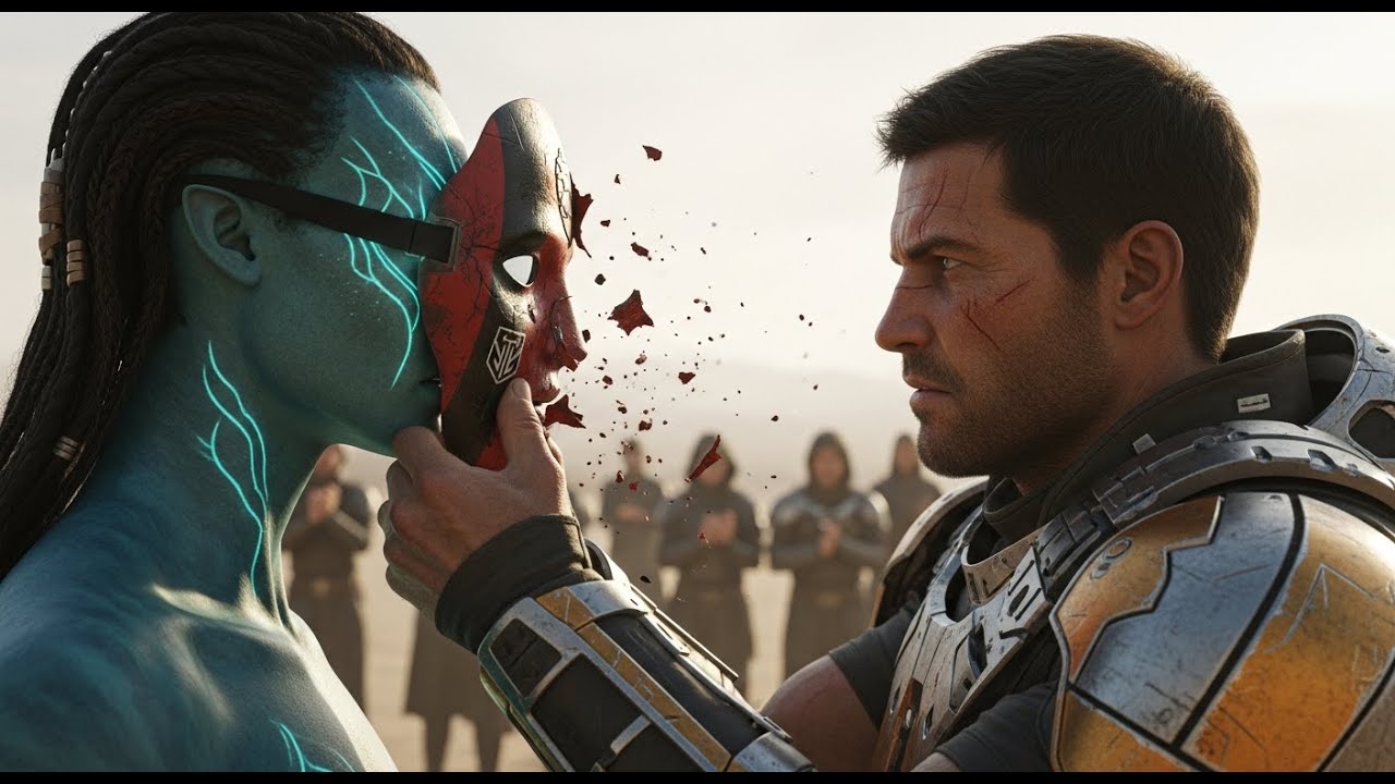 They painted a mask with enemy colors — spies applauding — until the paint peeled. Home beneath