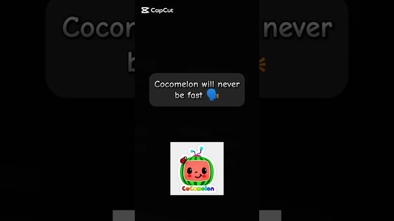 Cocomelon fast? 💀...