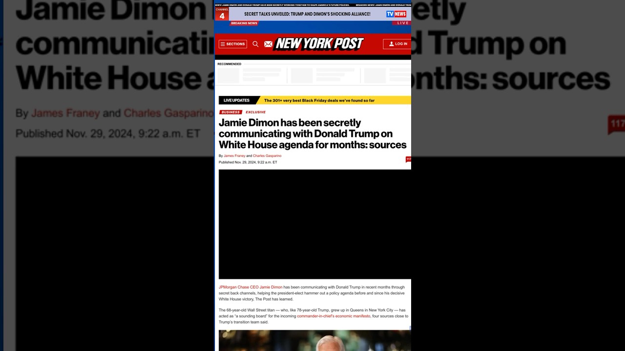 Secret Talks Unveiled: Trump and Dimon’s Shocking Alliance! 