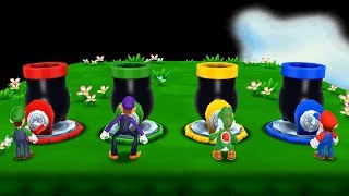 Mario Party island Tour - Mario vs Luigi vs Waluigi vs Yoshi