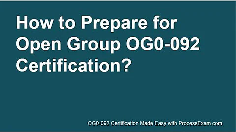 Latest Study Guide | Open Group TOGAF 9 Part 2 (OG0-092) Certification