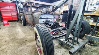 29 Model A Hot Rod Engine/Tranny Mockup Ep. 14 #hotrod #automobile