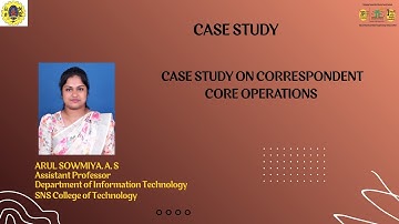 Case Study Video | Cloud Computing | SNS INSTITUTIONS