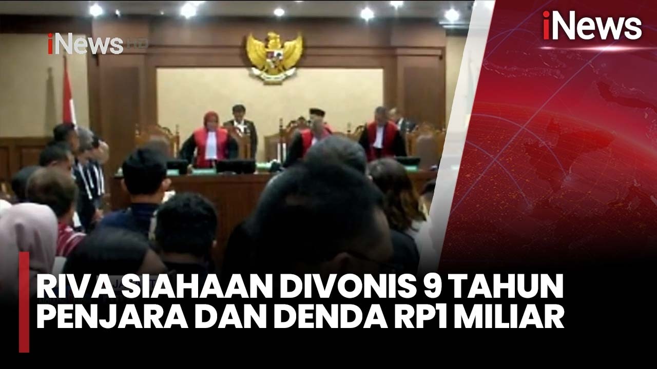 Riva Siahaan Divonis 9 Tahun Penjara dan Denda Rp1 Miliar | iNews Malam 26/2