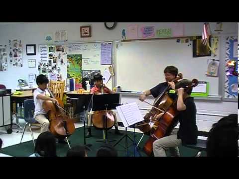 2013 Kaboff Cello School, Fairhill Elementary School,  Allegro Moderato, J. S. Bach