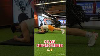5 plank variations to build a stronger core.#plank#coreworkout#fitness