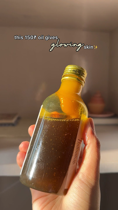 This 150₹ oil gives glowing skin✨ #skincare #shorts