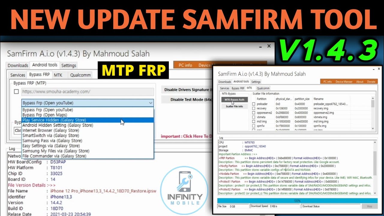 Samfirm tool