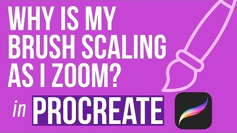 How to Stop Brush Scaling When Zooming In or Out in Procreate