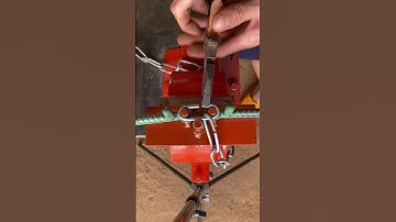 Vam uốn dây xích thủ công tự chế mới