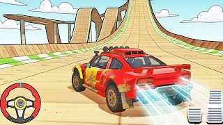 Impossible Stunt Dirt Crash Car Drive Race - Car Race - Race Car - Gadi Game - Android Gameplay screenshot 3