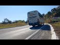 Transur g7 MB O500RS saindo do ponto da Boa Vista subindo o Boqueirao em Barroso MG.