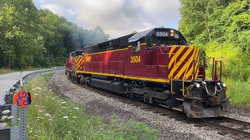 Morning chase of the SWP Railroad from Connellsville to Owensdale PA!