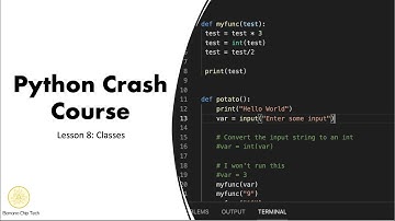 Classes | Python Crash Course Lesson 8