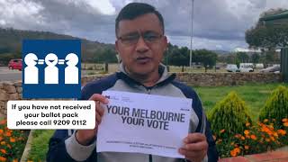 How to vote correctly in the Melbourne City Council election (Nepali)