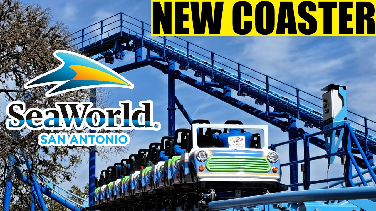 Обновление парка SeaWorld San Antonio за февраль 2025 г. (строительство новых американских горок ...