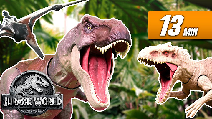 Kompilacja wszystkich bitew dinozaurów! | Jurassic World | Mattel Action!