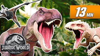 Every Dino Battle Ever Compilation Jurassic World Mattel Action