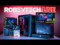 How to Build a PC - Robeytech Live - Ryzen 3950x / RTX 2080 TI  in an Corsair Crystal 680x