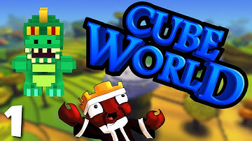 Cray Plays Cube World - Episode 1 - Racism Already! (FACECAM)