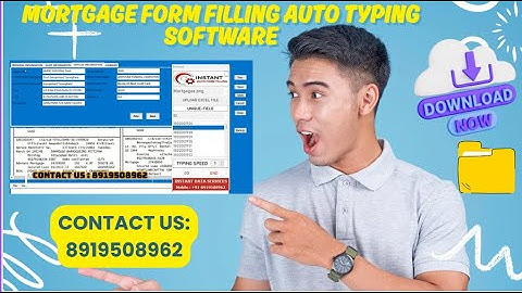Mortgage Form Filling Auto Typing Software | Mortgage Form Filling Auto Typer Software 2025