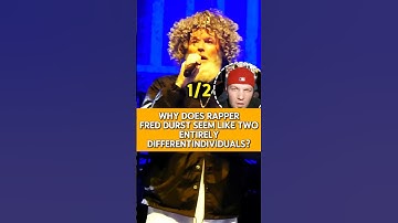 Why does rapper Fred Durst seem like two entirely different individuals?#shortsvideo #shots