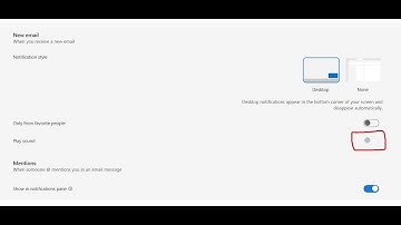 Fix Play Sound Option Greyed Out In Notifications Settings In New Outlook In Windows 11/10