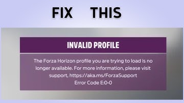 How to Fix "Error code: E:0-0" in Forza Horizon