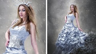 Snow  Photo Effect | Photoshop Manipulation Tutorial screenshot 2
